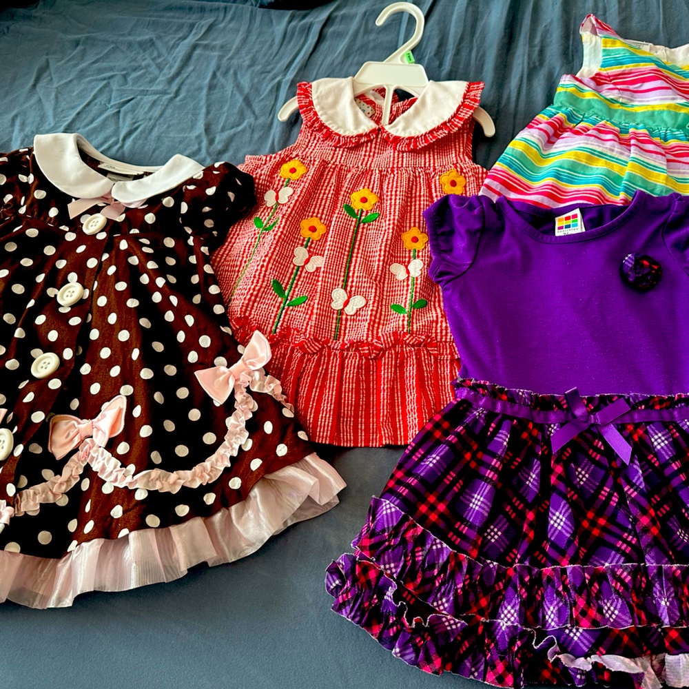 Bundle of 2T sleeveless dresses